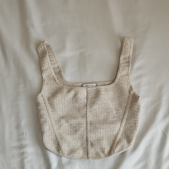 Aritzia Babaton Sculpt Knit Bustier Tank Medium - Picture 2 of 8